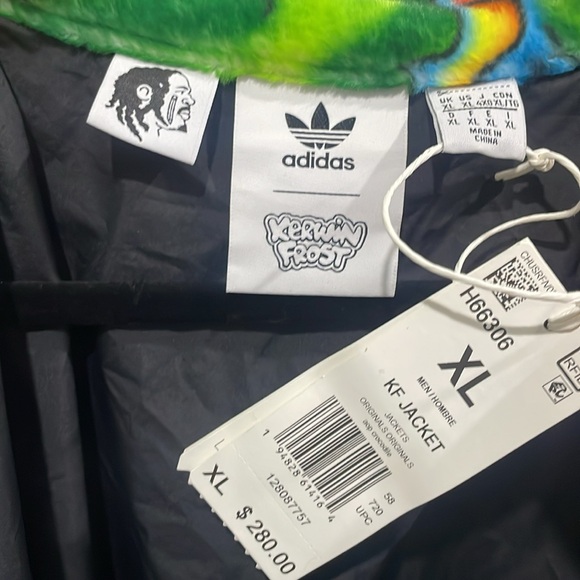 đź’šNWTđź’šADIDAS ORIGINALS x KERWIN FROST MENS KF JACKET. CROCODILE PRINT. SIZE:XL - Picture 7 of 7